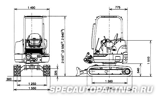 Hitachi EX29U мини-экскаватор гусеничный