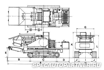 Hitachi HR320 дробильная машина