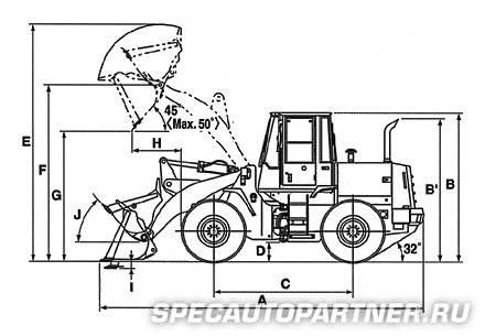 Hitachi LX110-7 погрузчик фронтальный