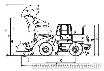 Hitachi LX230-7 погрузчик фронтальный