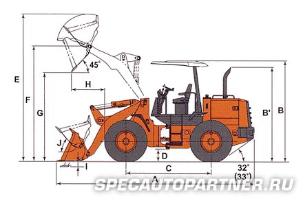 Hitachi LX70-7 погрузчик фронтальный