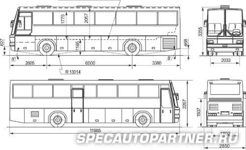 МАЗ-152 автобус междугородний