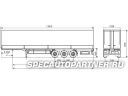 МАЗ-975800-012 полуприцеп бортовой тентованный трехосный Фото № 1