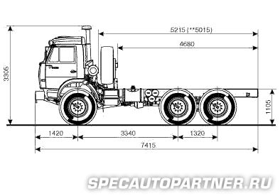КАМАЗ-43114 Шасси