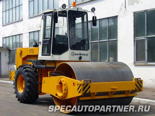 Амкодор 6712 каток дорожный грунтовый одновальцовый