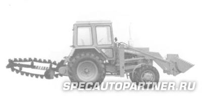 Амкодор 91В (ДЗ-133ЭЦ.40) цепной экскаватор-бульдозер на базе трактора МТЗ 82