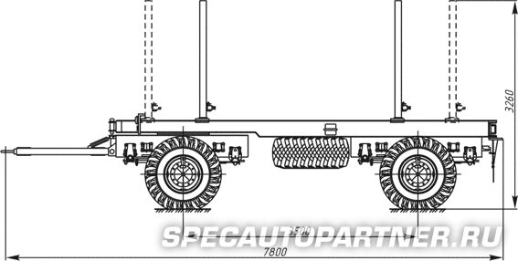 89721-0000010-01 прицеп-сортиментовоз