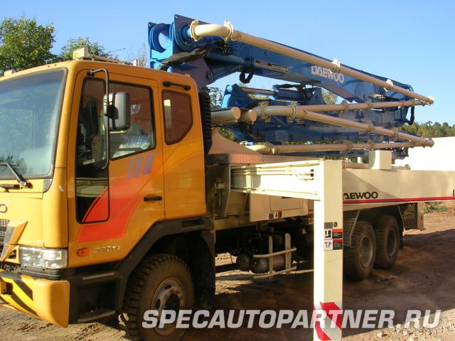 Doosan Daewoo DCP 36X автобетононасос на шасси Daewoo K8CRF
