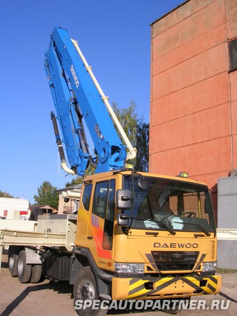 Doosan Daewoo DCP 36X автобетононасос на шасси Daewoo K8CRF