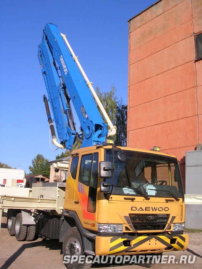 Doosan Daewoo DCP 36X автобетононасос на шасси Daewoo K8CRF