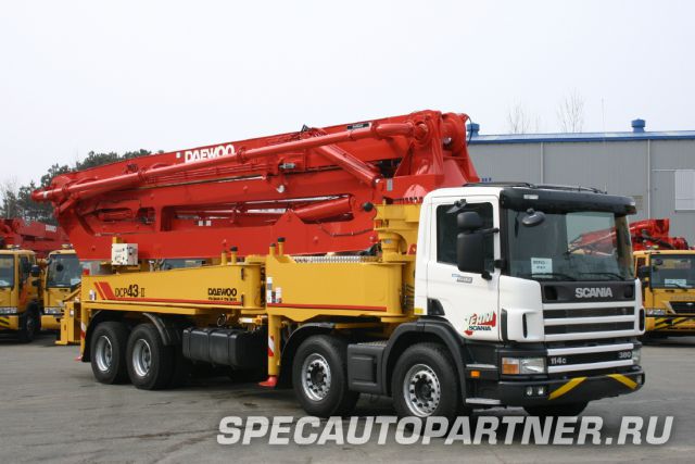 Doosan Daewoo DCP 43X автобетононасос на шасси Daewoo