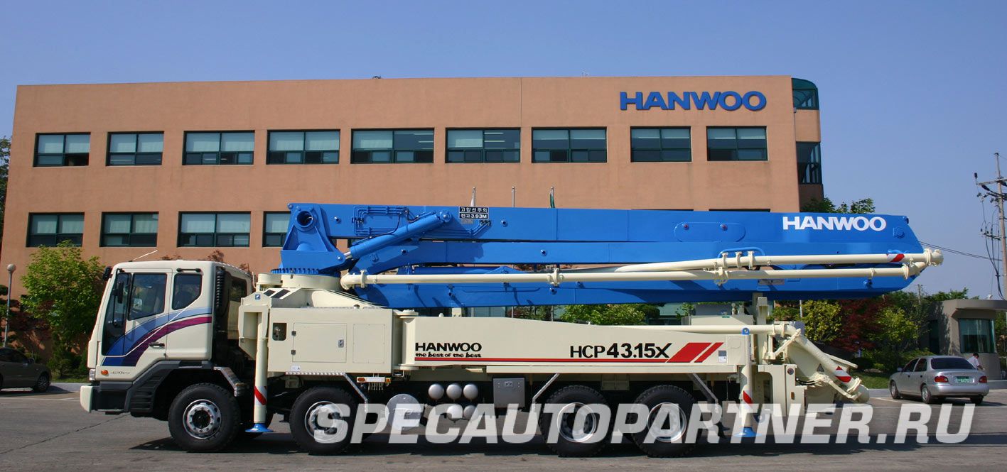 Doosan Daewoo DCP 43X автобетононасос на шасси Daewoo