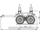 89731-0000010 прицеп-роспуск трубоплетевозный Фото № 1