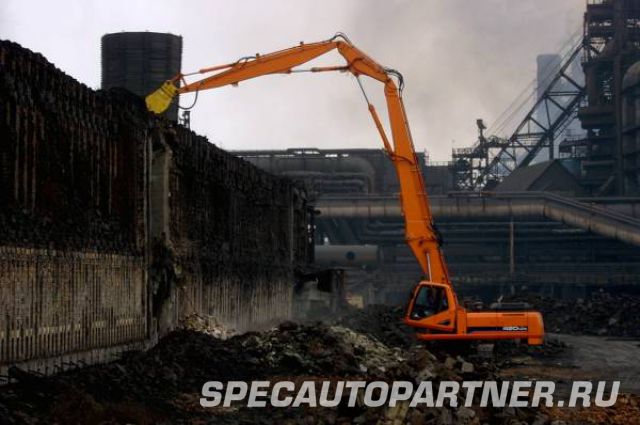 Doosan Daewoo Solar 420 LCV Demolition разрушающая машина (стрела 21 м)