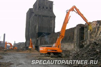 Doosan Daewoo Solar 420 LCV Demolition разрушающая машина (стрела 21 м)