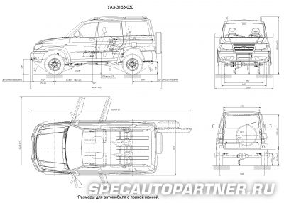 UAZ Patriot 3163 (УАЗ Патриот) внедорожник