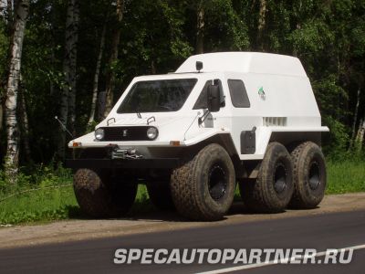 ТРЭКОЛ-3929L вездеход на шинах низкого давления 6х6