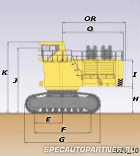 Komatsu PC5500-6 экскаватор гусеничный с обратной лопатой