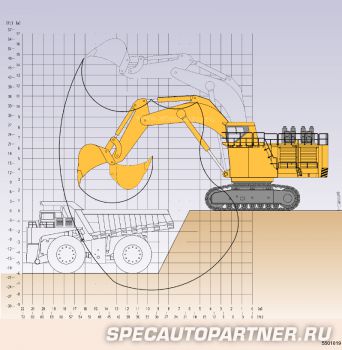 Komatsu PC5500-6 экскаватор гусеничный с обратной лопатой