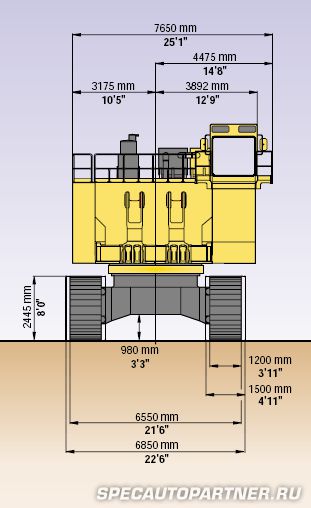 Komatsu PC4000-6 экскаватор гусеничный с обратной лопатой