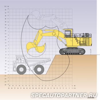 Komatsu PC3000 экскаватор гусеничный с обратной лопатой