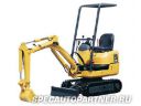 Komatsu PC09-1 мини-экскаватор гусеничный Фото № 1