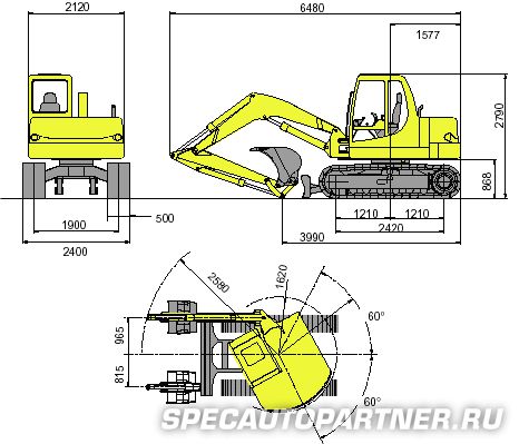 Komatsu PC110R-1 экскаватор гусеничный