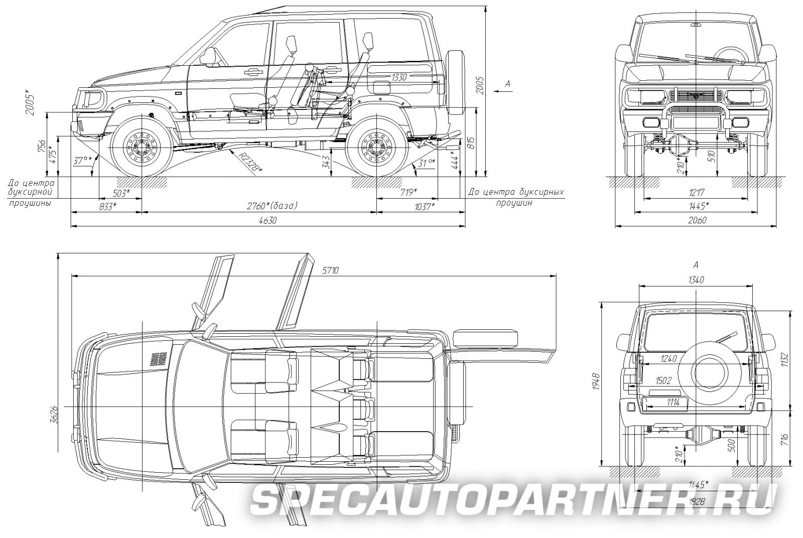 UAZ Simbir 31622 (УАЗ Симбир) внедорожник