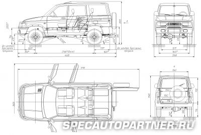 UAZ Simbir 31622 (УАЗ Симбир) внедорожник