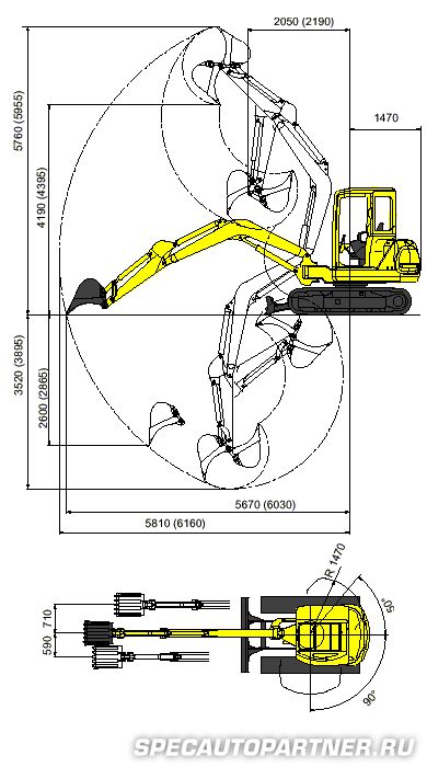 Komatsu PC45R-8 мини-экскаватор гусеничный