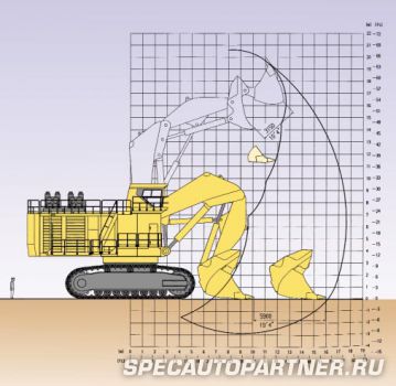 Komatsu PC8000-6 экскаватор гусеничный с прямой лопатой