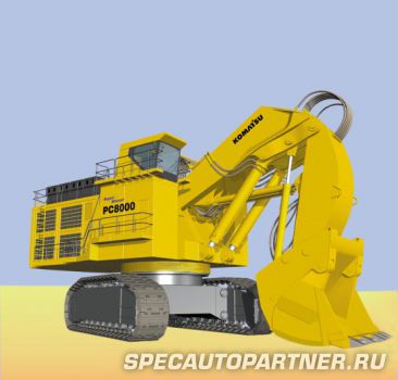 Komatsu PC8000-6 экскаватор гусеничный с прямой лопатой