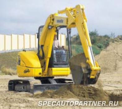 Komatsu PC58UU-3 мини-экскаватор гусеничный