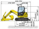 Komatsu PC58UU-3 мини-экскаватор гусеничный Фото № 6