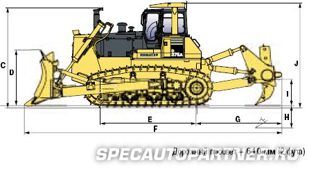 Komatsu D375A-5 бульдозер гусеничный