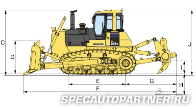 Komatsu D275A-5 бульдозер гусеничный