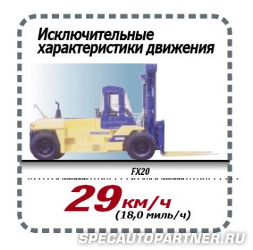 Komatsu FX20 FD150-6 погрузчик вилочный