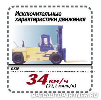 Komatsu GX20 FD200-6 погрузчик вилочный