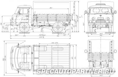 УАЗ-3303 бортовой 4х4