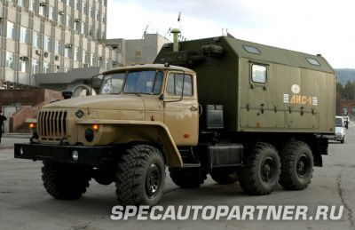 АИС-1 агрегат исследования скважин на шасси Урал 5557-40