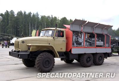 ПКС-7/100 передвижная компрессорная станция на шасси Урал 5557-40