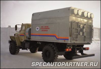 УМП-400 универсальный мобильный подогреватель на шасси Урал 43206-41