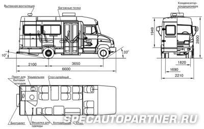 ЗИЛ 325010-12 автобус капотный Бычок