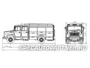 АЦ-40 пожарная автоцистерна на шасси ЗИЛ 433104 Фото № 1