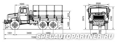 ЗИЛ 433440 бортовой 6х6