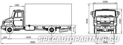 ЗИЛ 5301ИО Бычок изотермический фургон