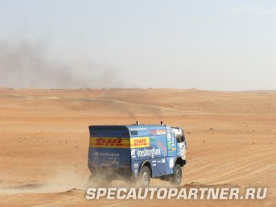 Экипаж команды КАМАЗ-Мастер выиграл ралли по ОАЭ в зачете грузовых автомобилей Экипаж команды КАМАЗ-Мастер выиграл ралли по ОАЭ в зачете грузовых автомобилей
